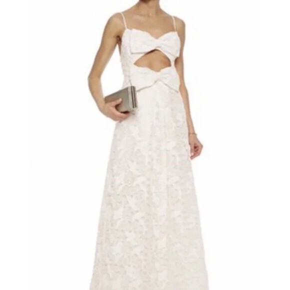 Zimmermann Dresses & Skirts - NWOT Zimmermann Bow Lace Maxi Dress Size Au1